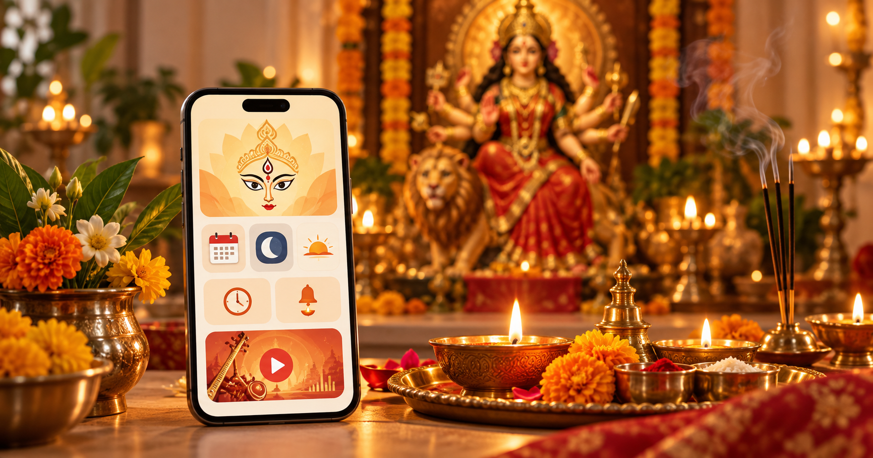 Navratri 2026 Aarti Timings, Bhajans & Aaj Ka Panchang